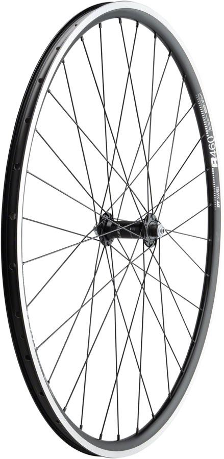 Quality Wheels 105/R460 Front Wheel - 700, QR x 100mm, Rim Brake, Black, Clincher