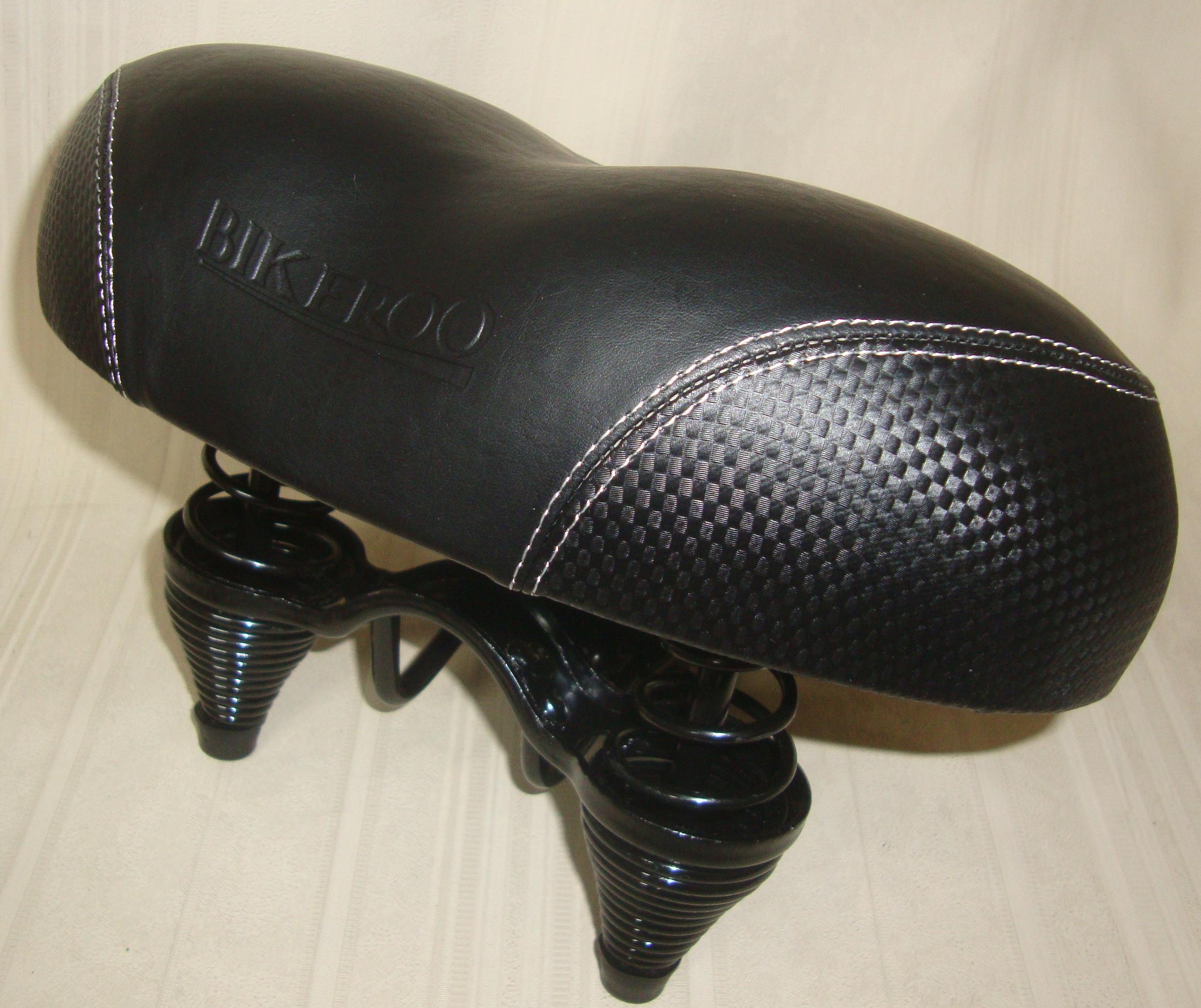 Bikeroo Bike Seat Comfortable Extra Wide and Padded Bicycle Saddle New. W/tools