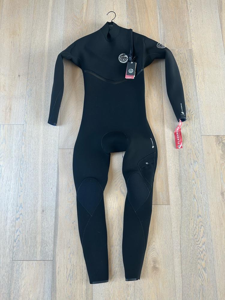 Rip curl flashbomb E6 zip free 4/3 wetsuit mens M Brand New ripcurl