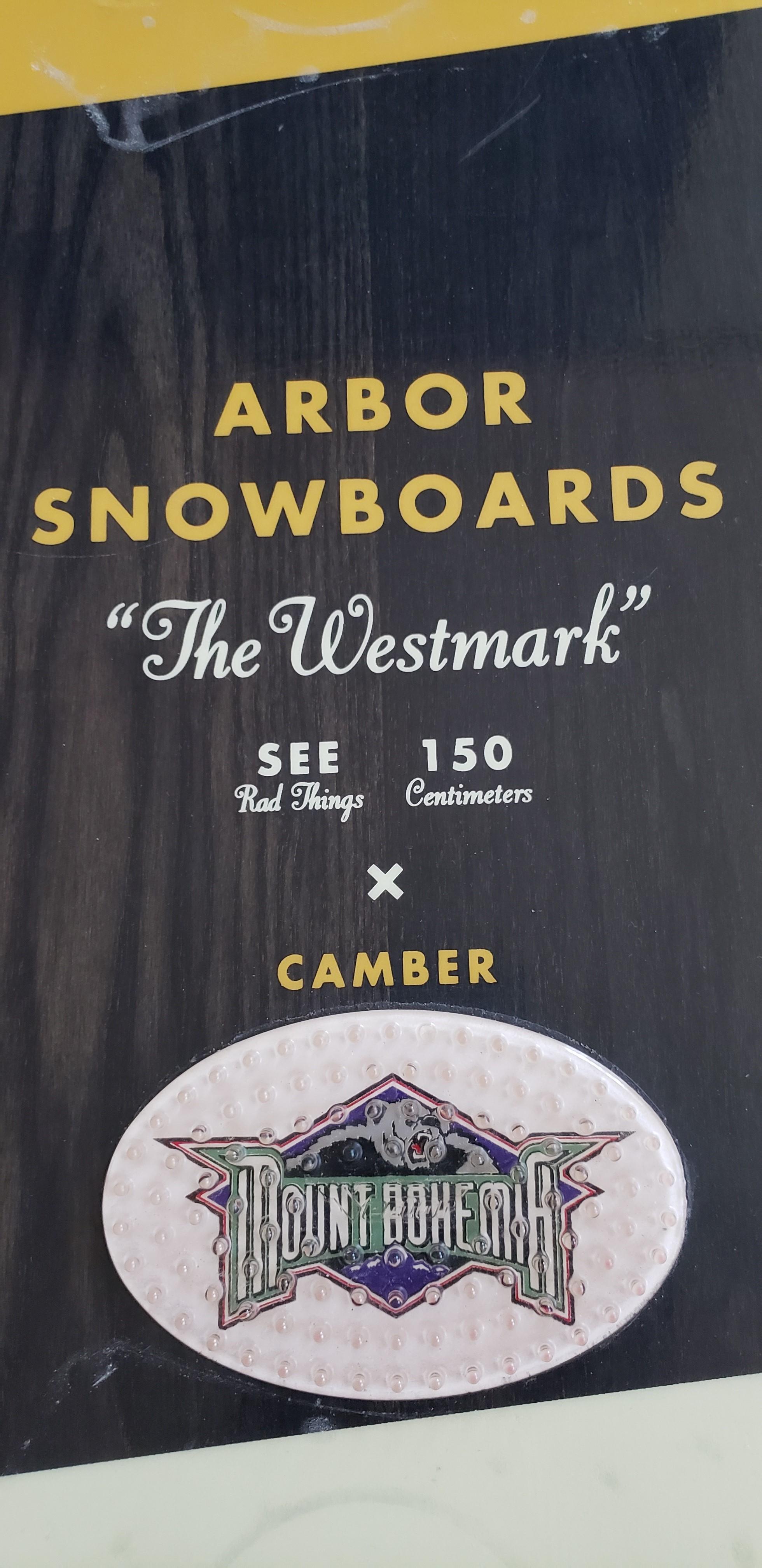 Arbor Westmark camber 150cm