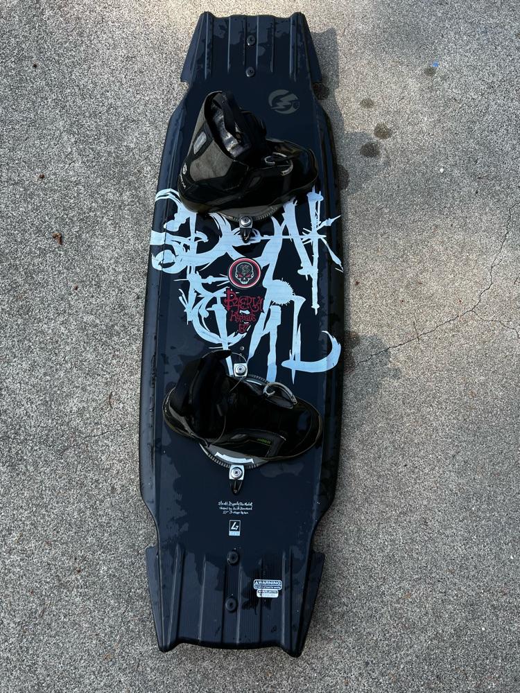 Scott Byerly pro model wakeboard with Hyperlite Murray Boots