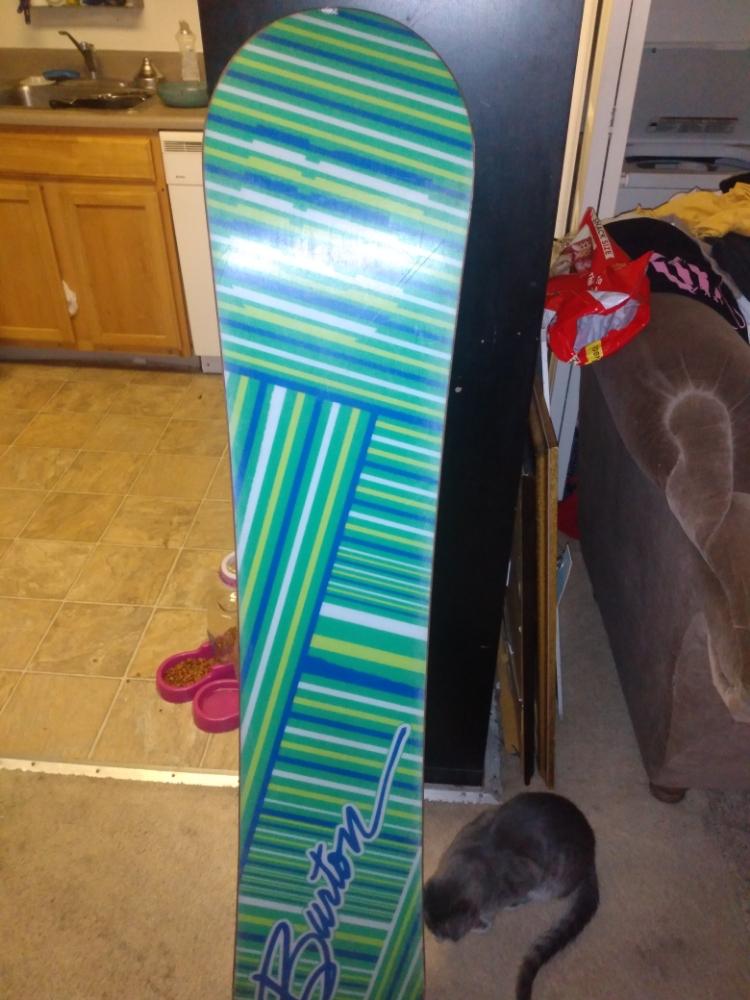 Perfect starter board/w bindings, for the newest member