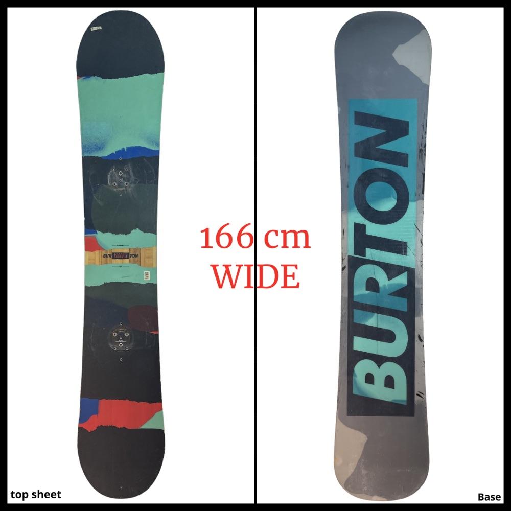 #1328 Burton Process EXP Experience Flying V Mens Snowboard Size 166 WIDE