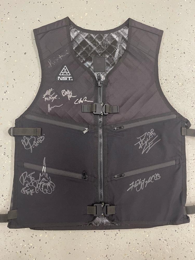 NST Vest signed by 9 AK Riders