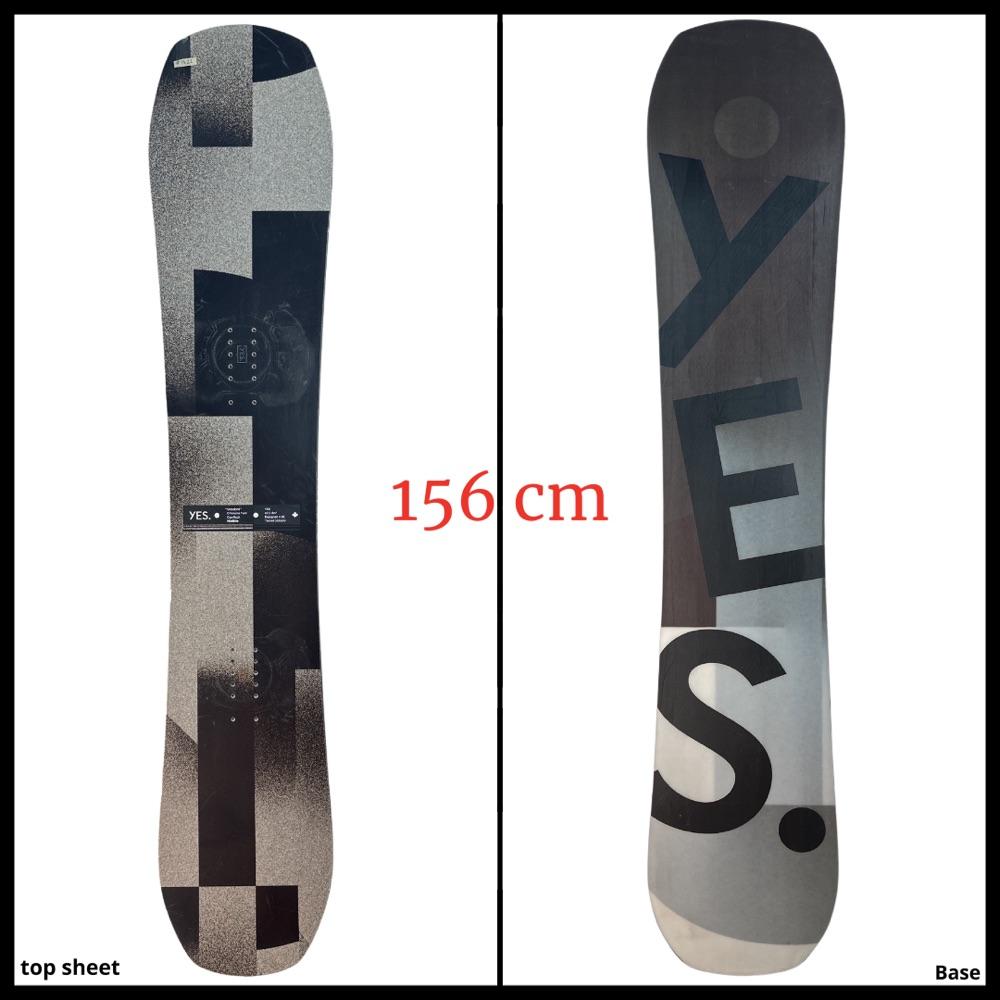 #1322 Yes Standard CamRock Mens Snowboard 2023 Size 156 cm