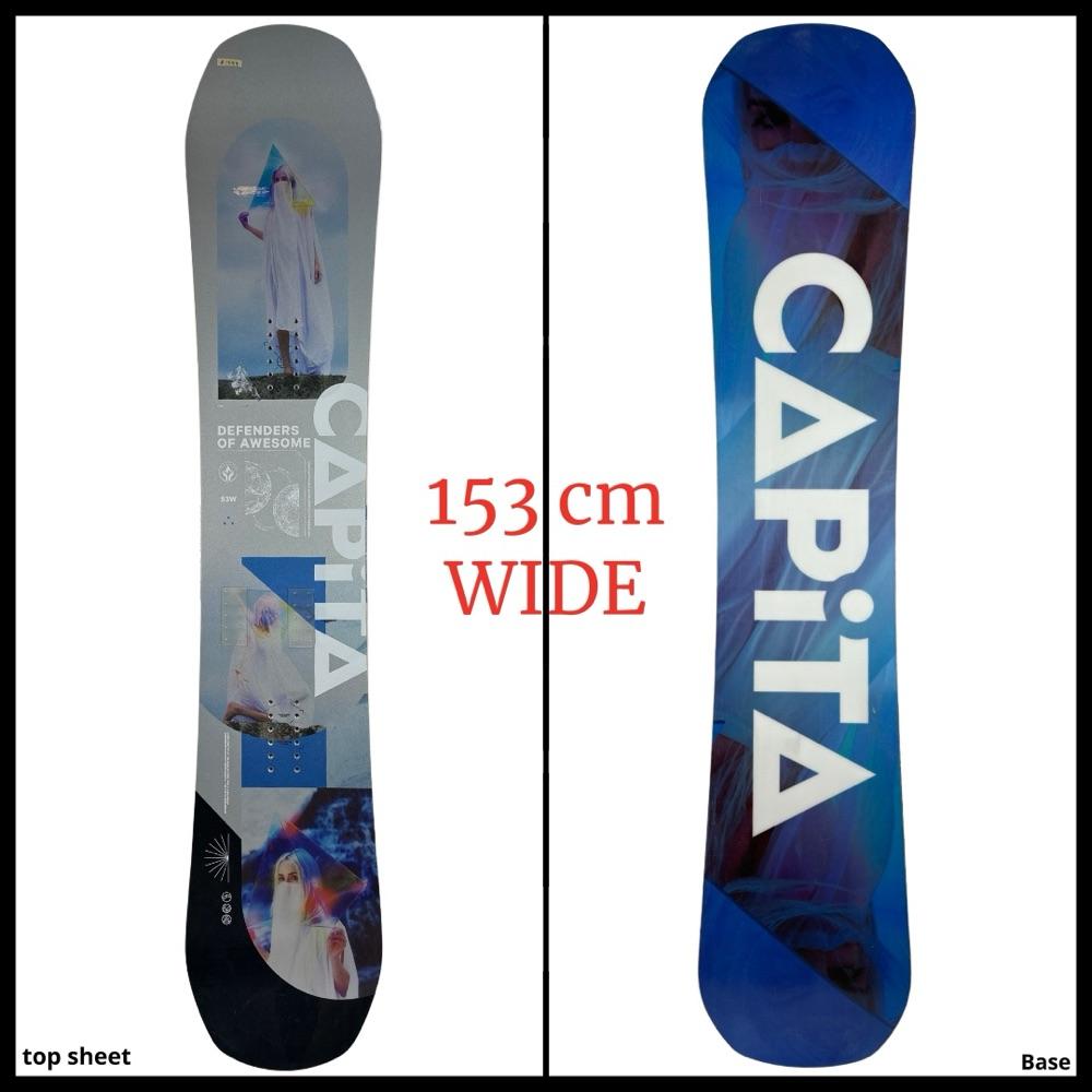 #1554 Capita DOA Mens Snowboard Size 153 WIDE *READ*