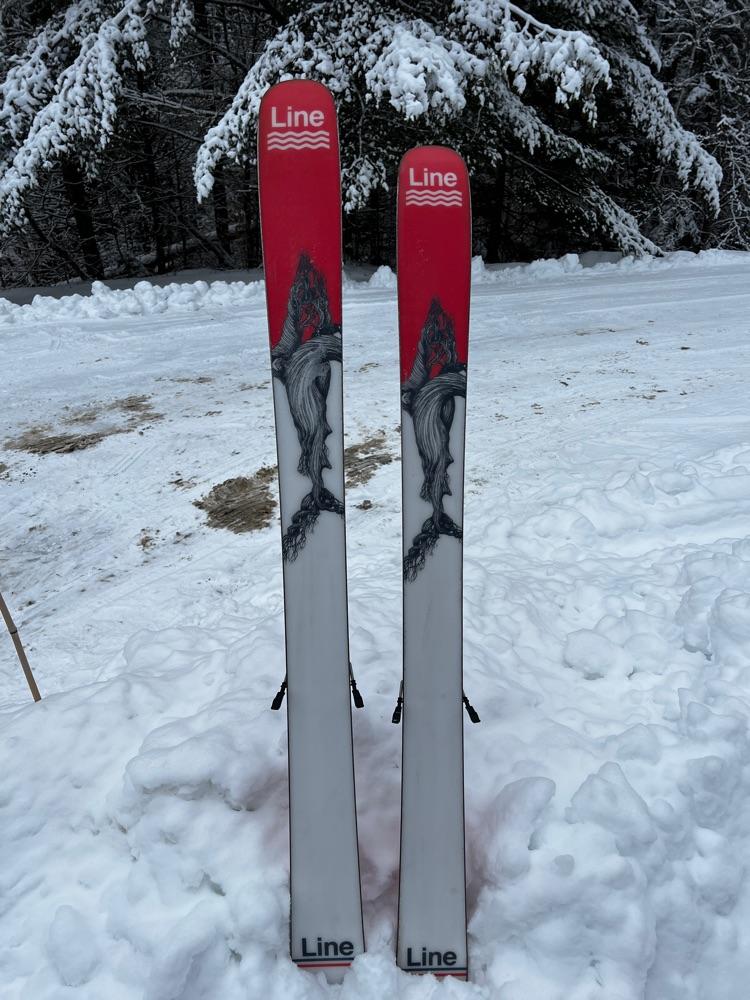 Line sir Francis bacon 165cm with f10 frame bindings and g3 skins