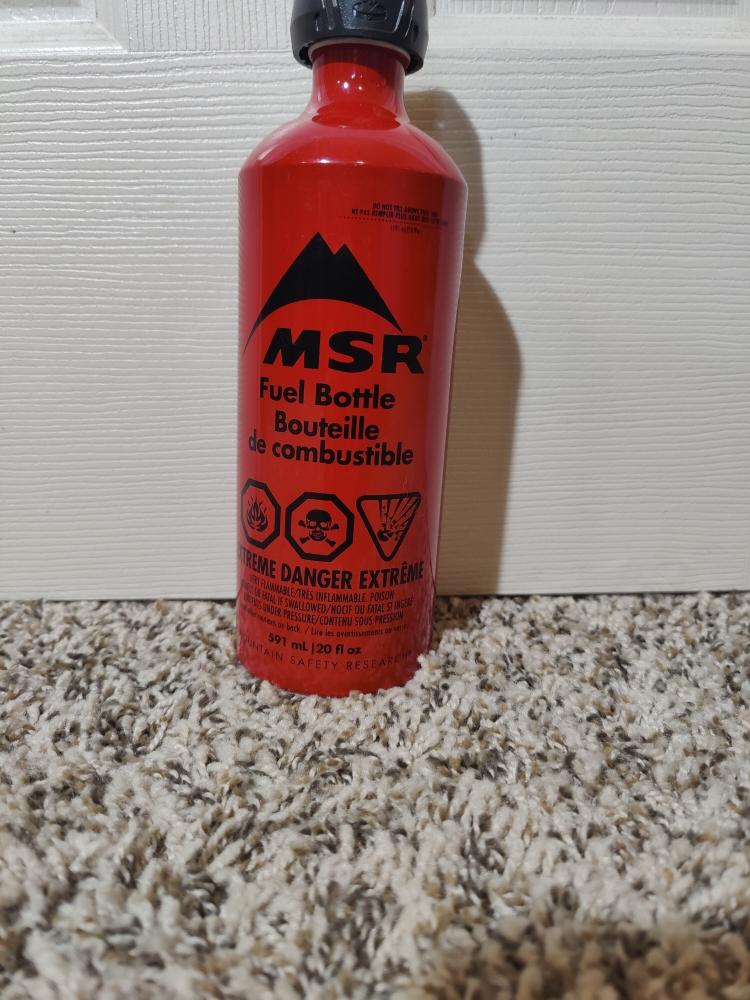 MSR, fuel bottle, 20 fl oz, red